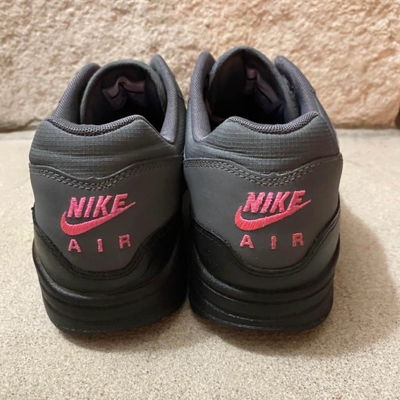 Nike Air Max 1 Men’s ‘Fierce Purple’ Sneakers Leather Upper Low Top 10.5